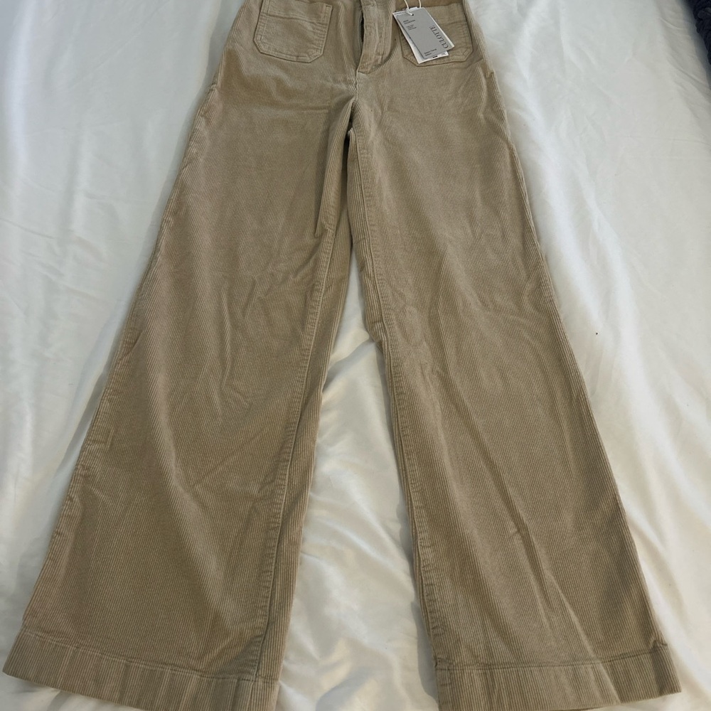 MANGO beige corduroy jeans